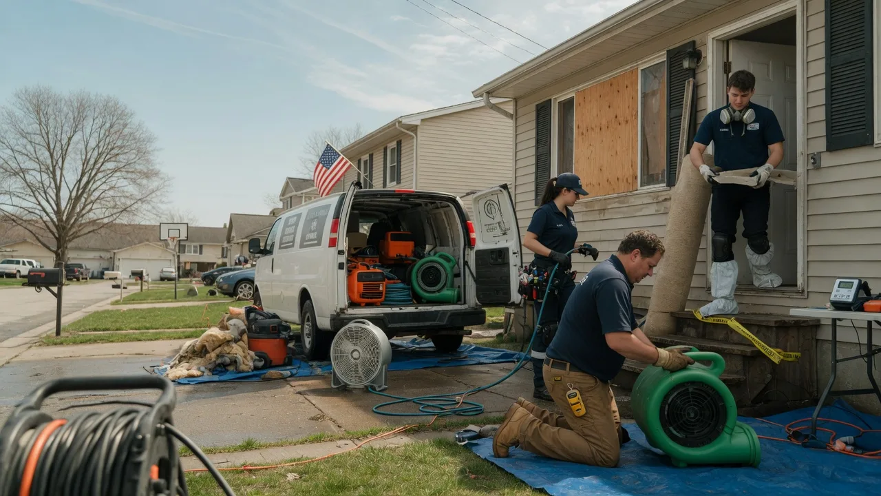 Water Damage Restoration in Hawkins, WI near me